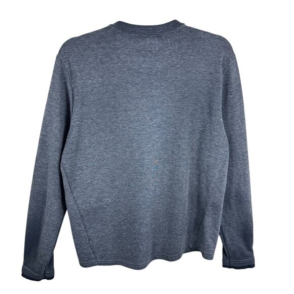 Kenneth Cole Awearness Awear-Tech Gray Lightweight Long Sleeve 1/4 Snap Men's M - Picture 2 of 6